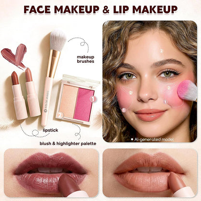 Zelvaya Glow Atelier, Complete Makeup Set